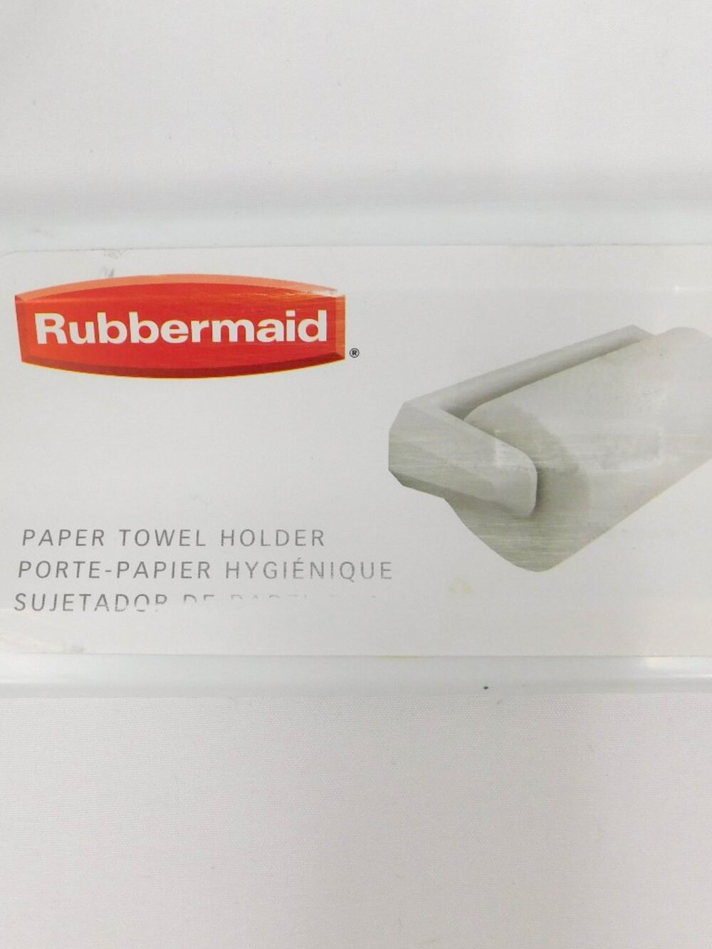Rubbermaid Plastic White Wall Mount Paper Towel Holder NEW